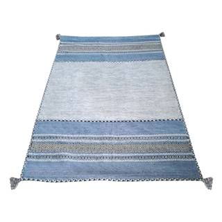 Webtappeti Modro-sivý bavlnený koberec  Antique Kilim, 160 x 230 cm, značky Webtappeti