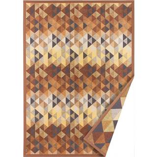 Hnedý obojstranný koberec Narma Kiva, 140 x 200 cm