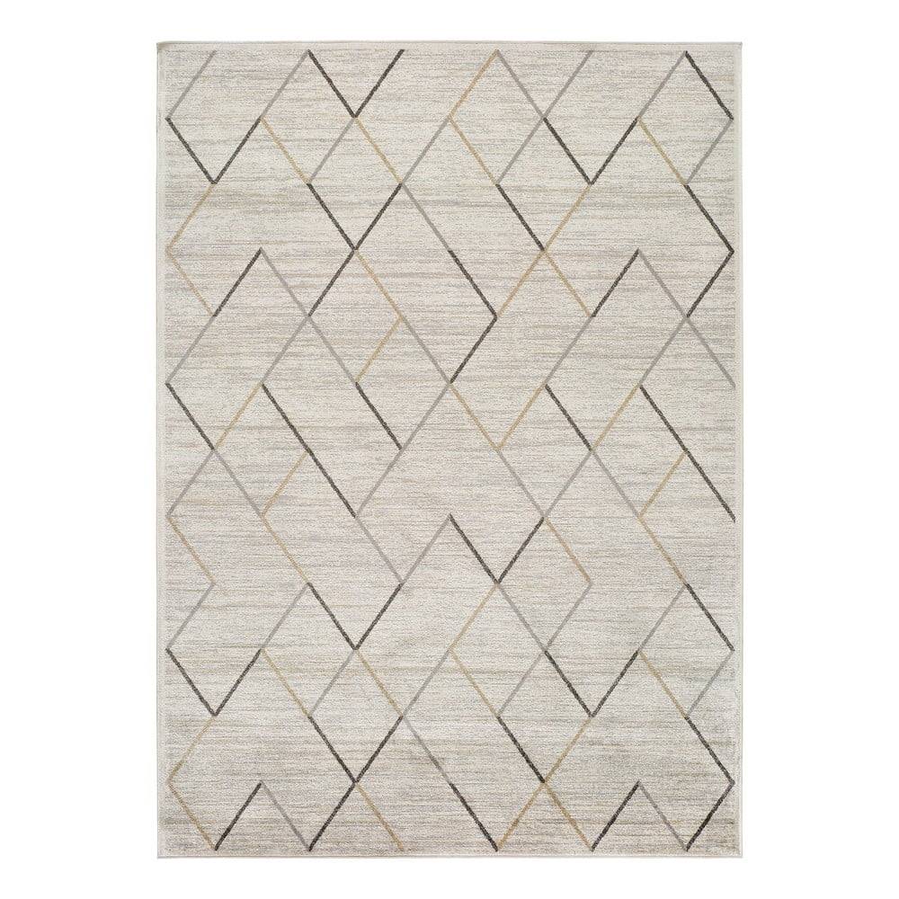 Universal Krémovobiely koberec z viskózy  Belga, 100 x 140 cm, značky Universal