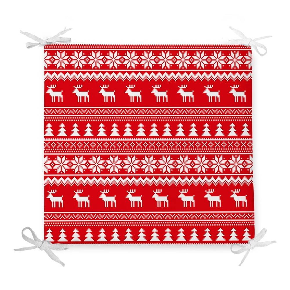 Minimalist Cushion Covers Vianočný sedák s prímesou bavlny  Stockings, 42 x 42 cm, značky Minimalist Cushion Covers