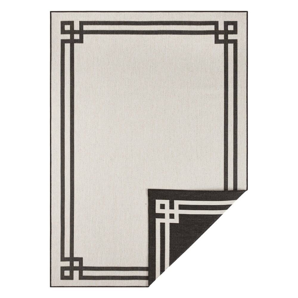NORTHRUGS Čierno-krémový vonkajší koberec  Manito, 120 x 170 cm, značky NORTHRUGS