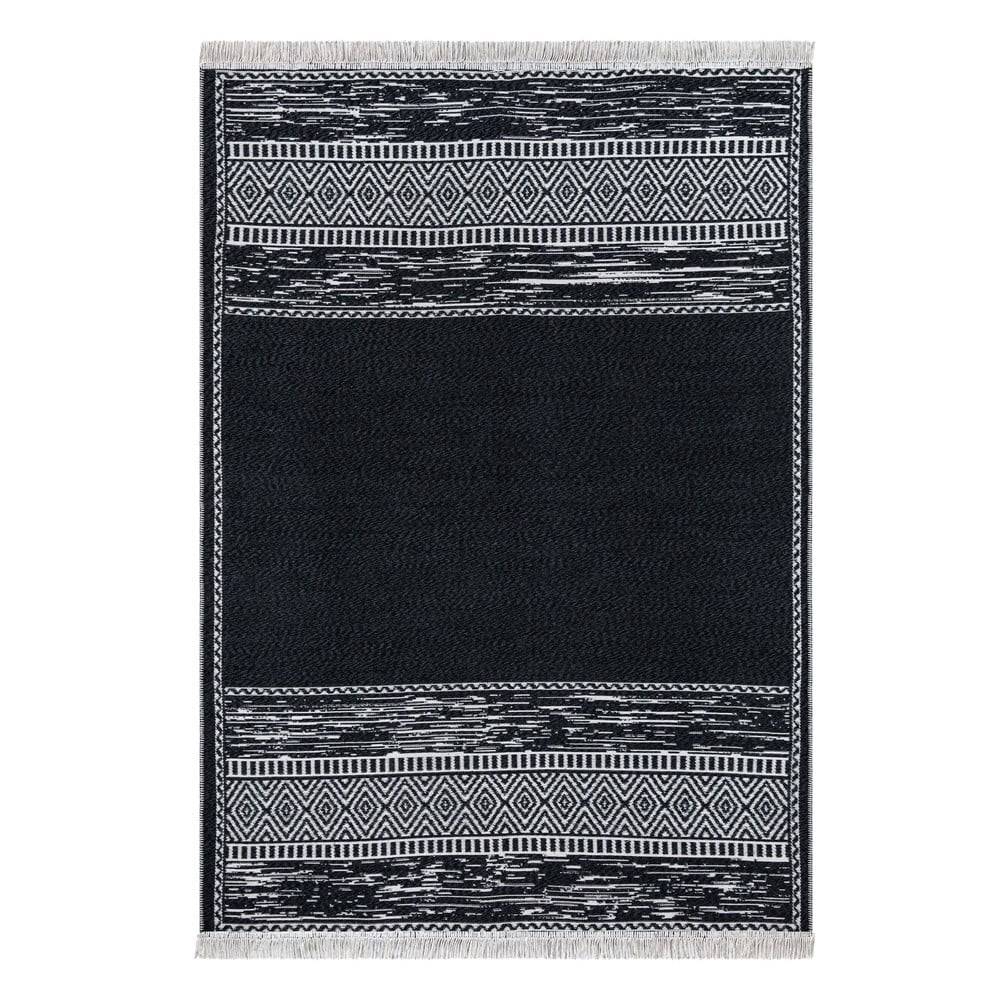 Oyo home Sivo-béžový bavlnený koberec  Casa, 150 x 220 cm, značky Oyo home