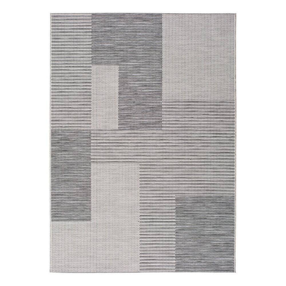 Universal Sivý vonkajší koberec  Cork Squares, 115 x 170 cm, značky Universal