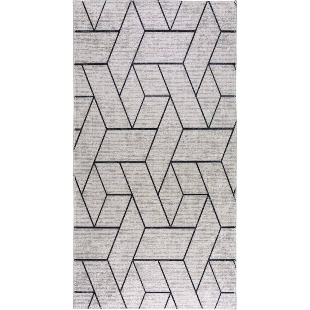 Vitaus Svetlosivý umývateľný koberec 80x150 cm - , značky Vitaus