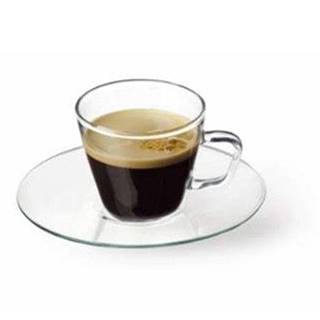 Kinekus Šálka Espresso s podšálkou , sklenená, 80 ml, GENEX, 4+4 ks, značky Kinekus
