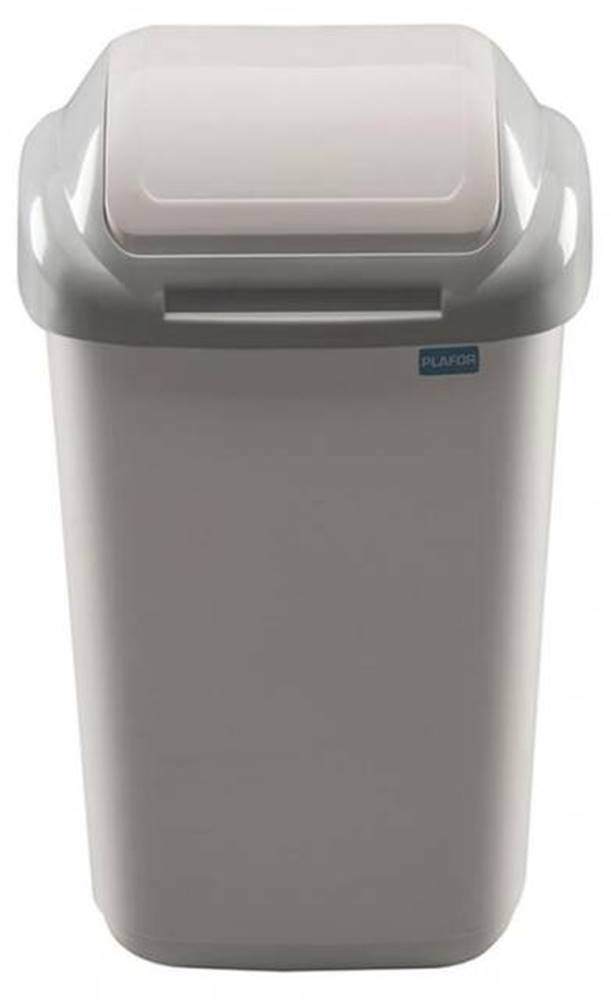 Kinekus Kôš na odpad preklápací 50 l, plastový, STANDARD, krémovo - sivá, značky Kinekus