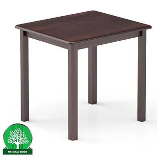 MERKURY MARKET Stôl borovica ST104-100x75x70 orech, značky MERKURY MARKET
