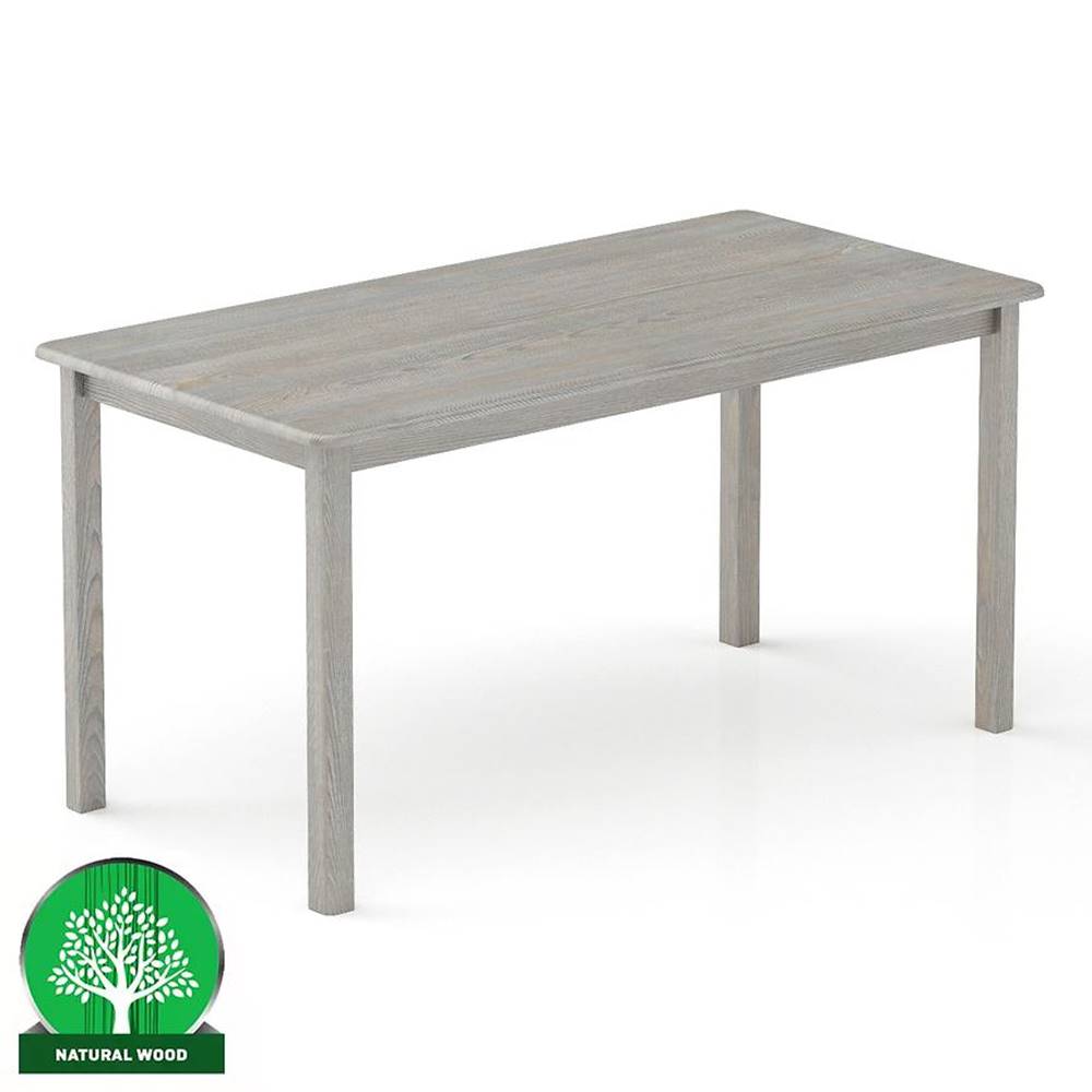 MERKURY MARKET Stôl borovica ST104-150x75x75 grey, značky MERKURY MARKET