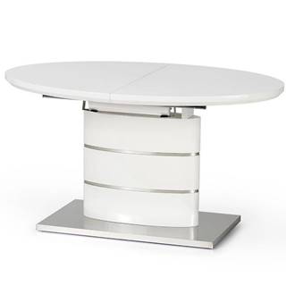 Stôl Aspen 140/180 Mdf/Oceľ – Biely