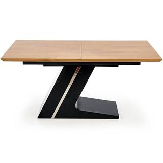 Stôl Ferguson 160/220 Mdf/Oceľ – Dub Naturalny/Čierna