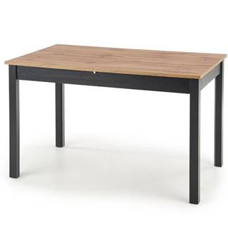 Stôl Greg 124/168 – Dub Wotan/Čierna