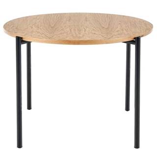Stôl Morgan 120 Mdf/Oceľ – Dub Zlatá/Čierna