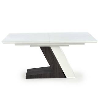 Stôl Mortis 160/200 Mdf – Biely/Tmavé Popolavý