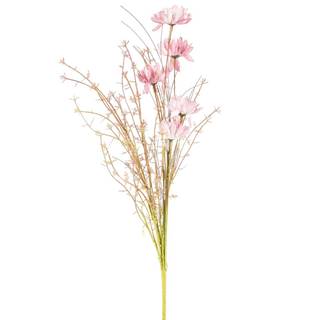 Umelé lúčne kvetiny 50 cm, staroružová