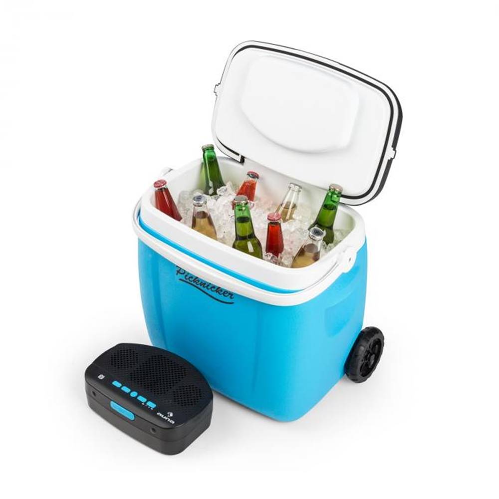 Auna  Picknicker Trolley Music Cooler, chladiaci box, kufríkový, 36 l, BT reproduktor, modrý, značky Auna