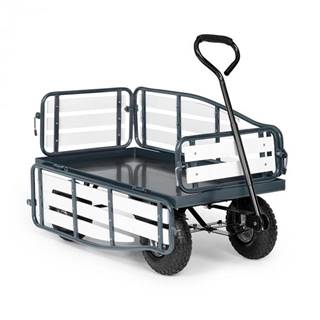 Waldbeck  Ventura, ručný vozík, maximálna záťaž 300 kg, oceľ, WPC, čierny, značky Waldbeck