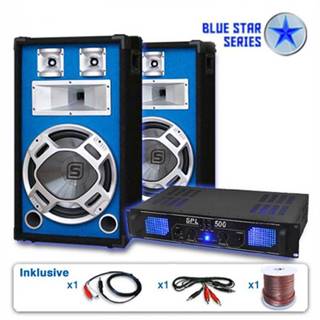 Electronic-Star  Reproduktorový set Blue Star Series „Basskick", 1600 W, značky Electronic-Star