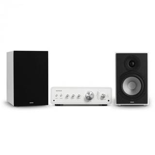 Numan Drive 802, stereo sada, stereo zosilňovač, regálový reproduktor, biela/čierna