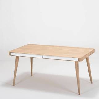 Jedálenský stôl z dubového dreva Gazzda Ena Two, 140 × 90 cm