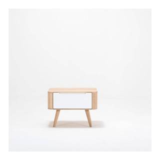Nočný stolík z dubového dreva Gazzda Ena Two, 55 × 42 × 40 cm