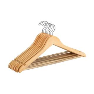 Wenko Súprava 8 drevených vešiakov na oblečenie  Shaped Hanger Eco, značky Wenko