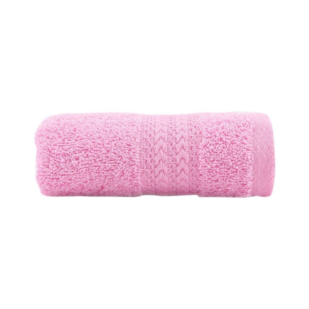Hobby Ružový uterák z čistej bavlny Foutastic, 30 × 50 cm, značky Hobby