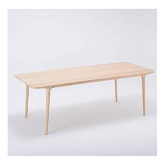 Jedálenský stôl z masívneho dubového dreva Gazzda Fawn, 220 × 90 cm