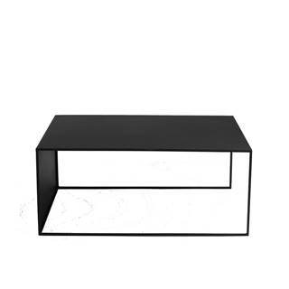 Custom Form Čierny konferenčný stolík CustomForm 2Wall, dĺžka 100 cm, značky Custom Form