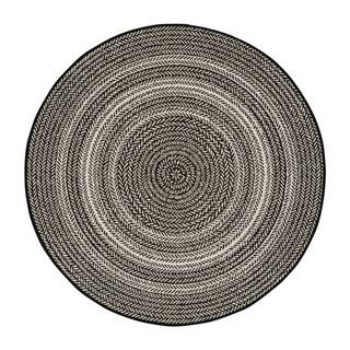 Universal Čierny vonkajší koberec  Silvana Rutto, ⌀ 120 cm, značky Universal