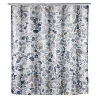 Prateľný sprchový záves Wenko Terrazzo, 180 x 200 cm