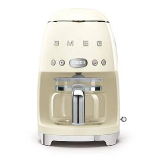 SMEG Krémovo-biely kávovar na filtrovanú kávu , značky SMEG
