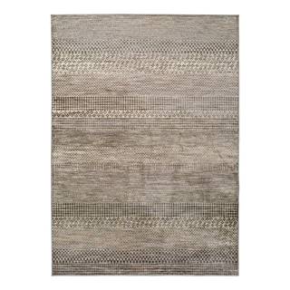 Sivý koberec z viskózy Universal Belga Beigriss, 140 x 200 cm