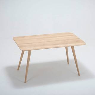 Gazzda Jedálenský stôl z dubového dreva  Stafa, 140 x 90 cm, značky Gazzda