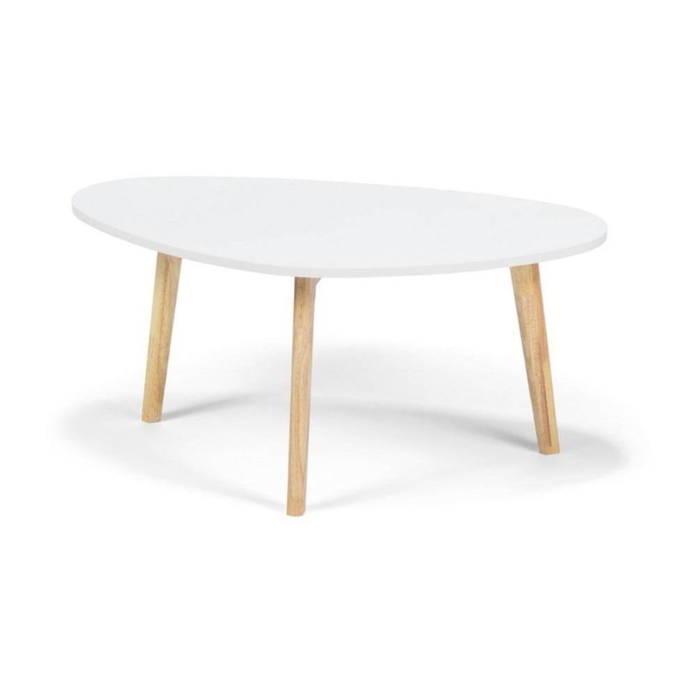 loomi.design Biely konferenčný stolík Bonami Essentials Skandinávsky, dĺžka 84,5 cm, značky loomi.design