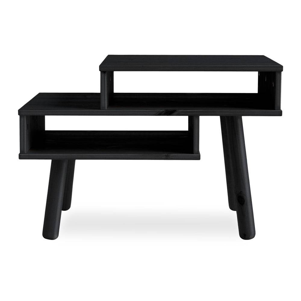 Karup Design Konferenčný stolík z borovicového dreva v čiernej farbe  Haku, značky Karup Design
