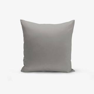 Sivá obliečka na vankúš Minimalist Cushion Covers Düz, 45 × 45 cm
