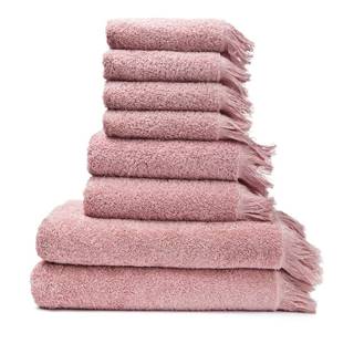 Bonami Sada 6 ružových uterákov a 2 osušiek zo 100 % bavlny  Selection, značky Bonami