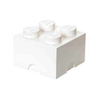 LEGO® Biely úložný box štvorec , značky LEGO®