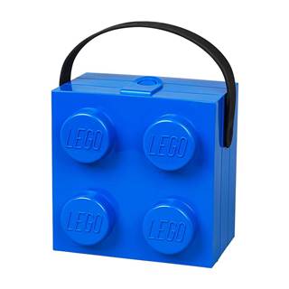 LEGO® Modrý úložný box s rukoväťou , značky LEGO®