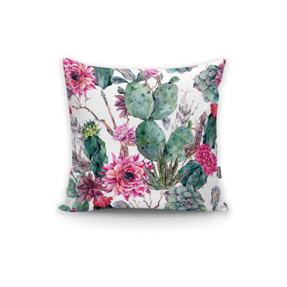 Minimalist Cushion Covers Obliečka na vankúš  Cactus And Roses, 45 × 45 cm, značky Minimalist Cushion Covers