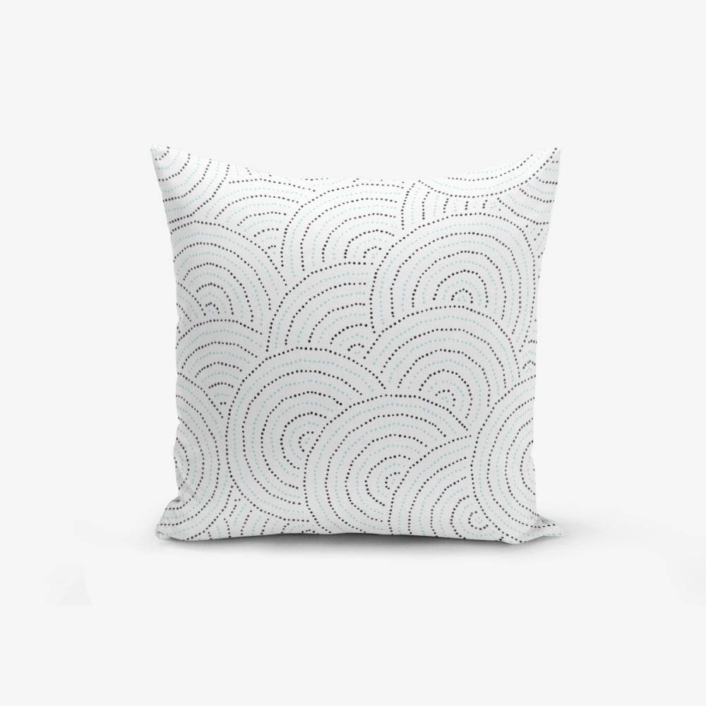 Minimalist Cushion Covers Obliečka na vankúš s prímesou bavlny  Ring Modern Razza, 45 × 45 cm, značky Minimalist Cushion Covers