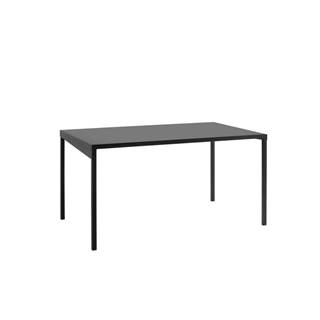 Custom Form Čierny kovový jedálenský stôl CustomForm Obroos, 140 x 80 cm, značky Custom Form