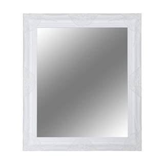 Zrkadlo biely drevený rám MALKIA TYP 13