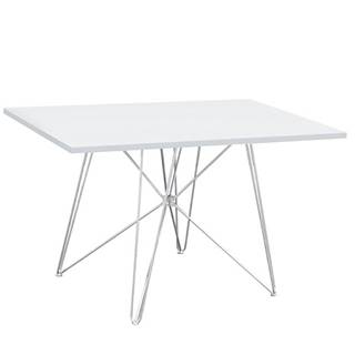 Jedálenský stôl MDF/biela/HG lesk 120x80 cm ARTEM