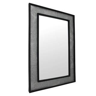 Zrkadlo strieborná/čierna ELISON TYP 9