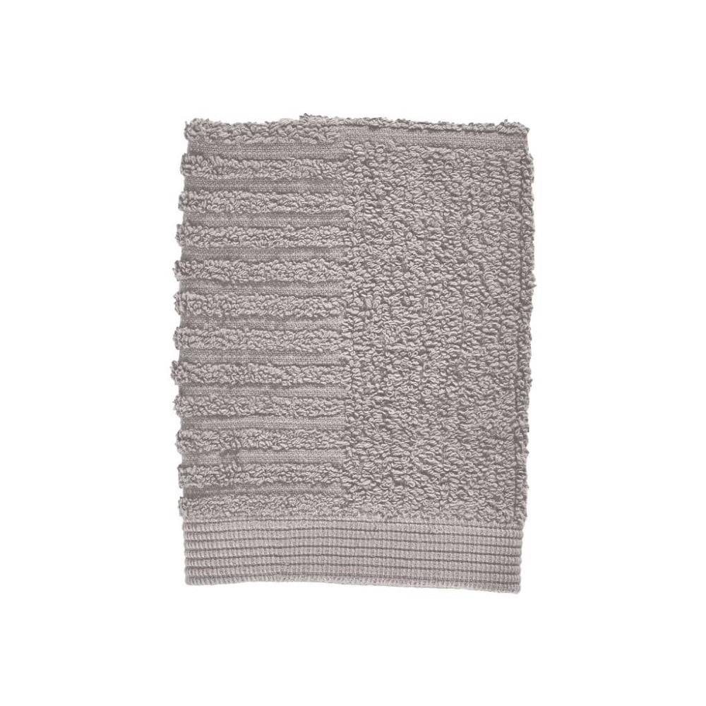 Zone Sivý uterák zo 100% bavlny na tvár  Classic Gull Grey, 30 × 30 cm, značky Zone