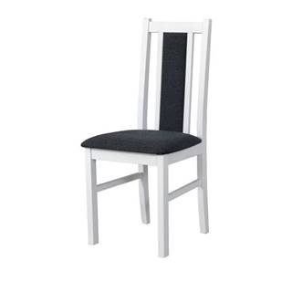 Sconto Jedálenská stolička BOLS 14 biela/čierna, značky Sconto