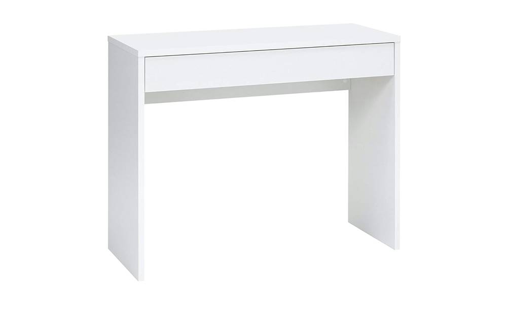 Sconto Písací stôl CHECKER biela, značky Sconto
