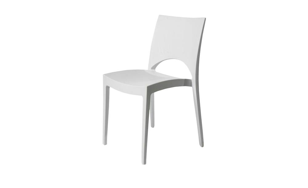 Sconto Jedálenská stolička PARIS biela, značky Sconto