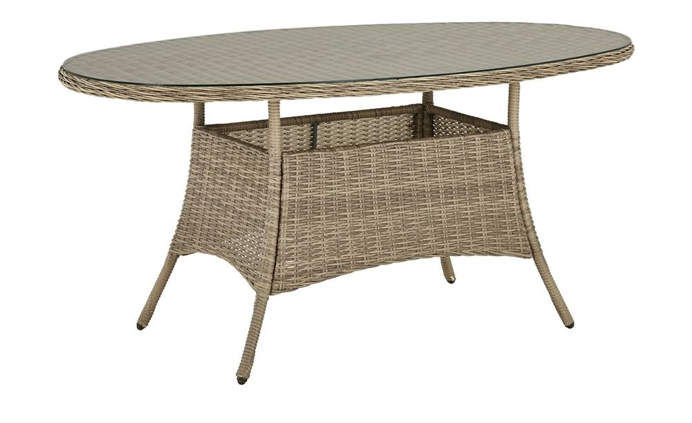 Sconto Záhradný stôl FLORENZ2 oválny, šírka stola 161 cm, značky Sconto